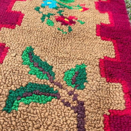 Handwoven loom rug set of 3 pieces like new