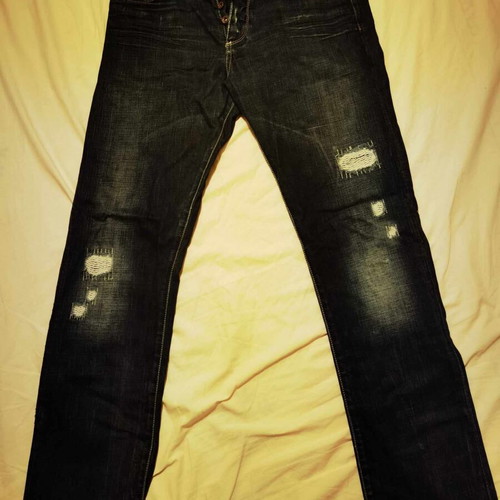 Staff men's jeans like new, size L, blue