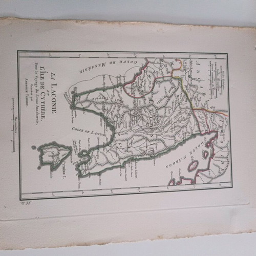 Laconia Kythera engraving used 1822