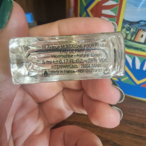 Perfume miniatures used, set of 5 with box