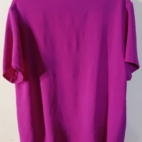 Jacket-Shirt With Short Sleeve used, One Size, White and Pink