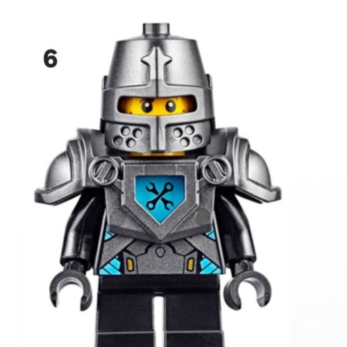 7 Lego Nexo Knights and DC figures