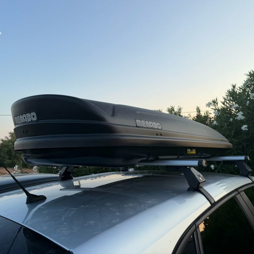 Menabo Marathon 400 Dark roof box, 400L, black matte