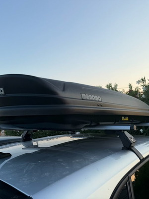 Menabo Marathon 400 Dark roof box, 400L, black matte