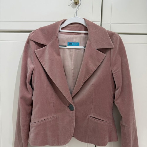 BSB pink velour jacket Large like new