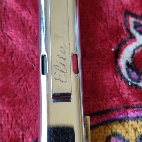Vintage metal pen set used, 4-color FAG and Elite dual-tip