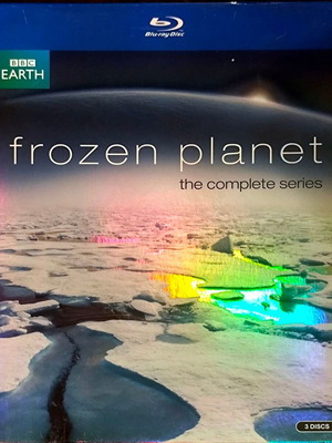Frozen Planet Blu-Ray μεταχειρισμένο, πλήρης σειρά, σετ 3 δίσκων