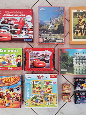 Board games like new, all together