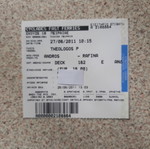 Theologos ferry ticket 2011