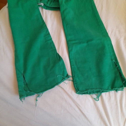 Stradivarius Green Jeans like new, summer style, size S