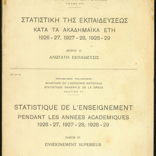 Statistics of Education used book 1934