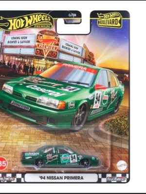 '94 Nissan Primera Hot Wheels Premium diecast car