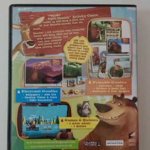 Open Season Activity Centre PC videogame used