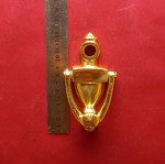 Brass door knocker