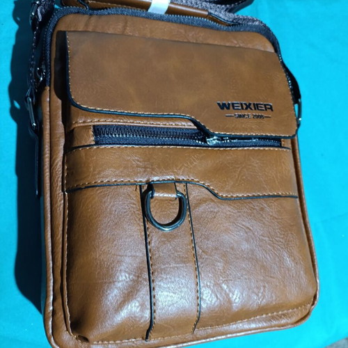 Men's High-Quality Leather Shoulder Bag New, Multifunctional Compartments