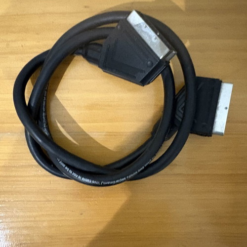 SCART to SCART cable, black, 21-pin