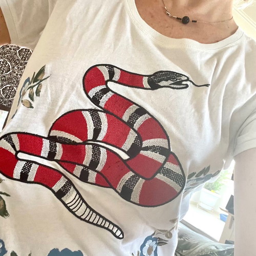 Gucci Snake T Shirt size XL, slim fit