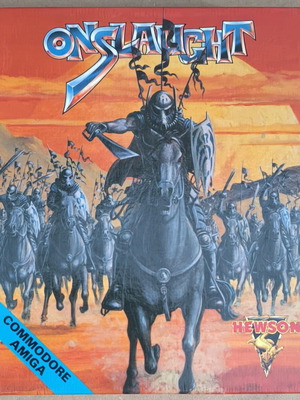 Onslaught Hewson Amiga like new, complete in box