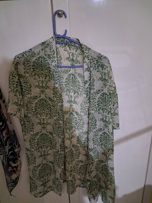 Beach clothes from Shein like new, XXL, white and green