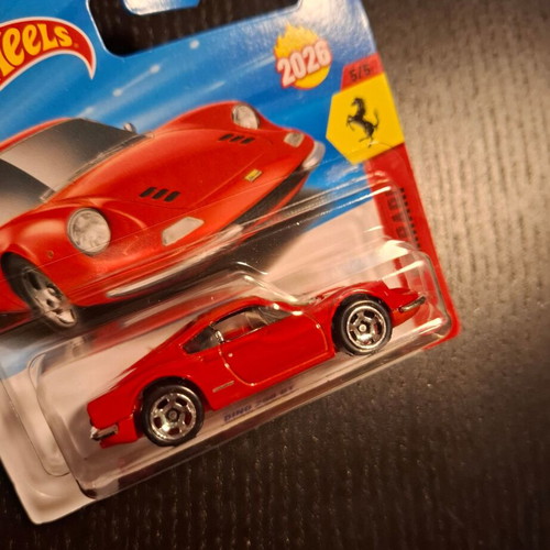 Ferrari Dino 206 GT Hot Wheels 2026 new in box