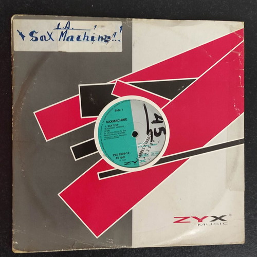 Saxmachine Sax It Up 12'' single vinyl used, 1992 German print