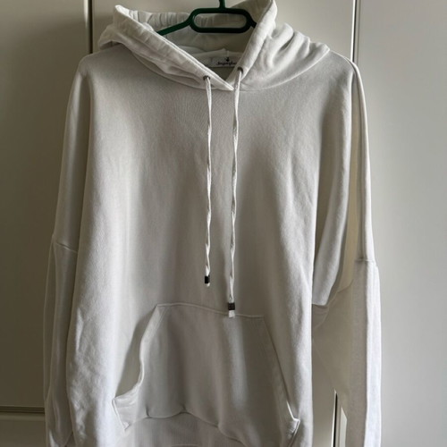 Sugarfree women's hoodie sweatshirt used, white, size M