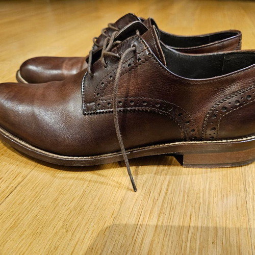 Kalogiou men's shoes used, brown, size 42