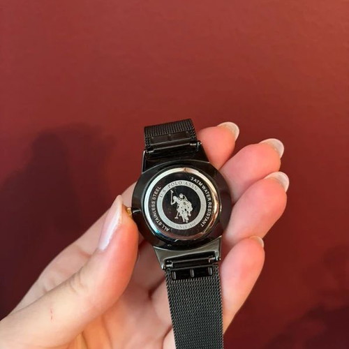 U.S. Polo Assn Women's Watch Black with Rose Gold, Like New