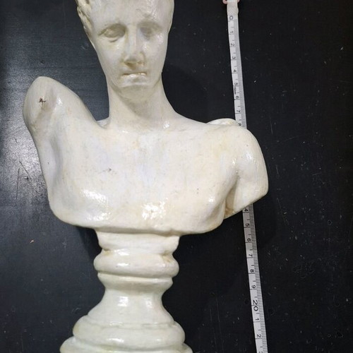 Bust of god Hermes used, decorative