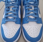 Nike Dunk Low Retro sneakers, blue and white, size 46
