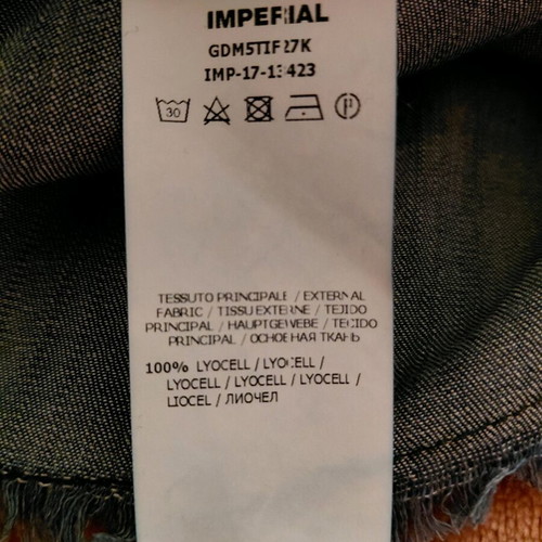 Imperial Maxi Skirt Large like new, lyocell blue
