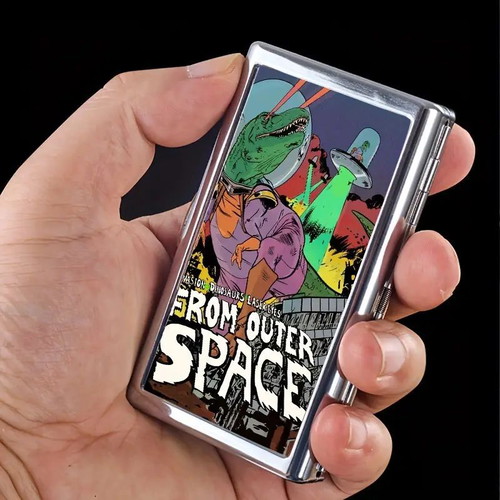 80's cigarette holder Retro 80s Alien Theme Iron Cigarette… - € 18,00