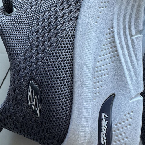 Men's Athletic Shoes size 44 new, white and grey