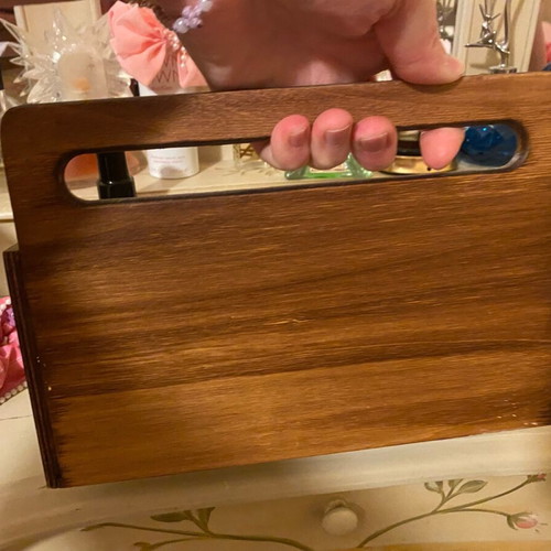 Storage box like new with fabric top