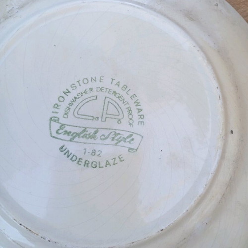 English plate used