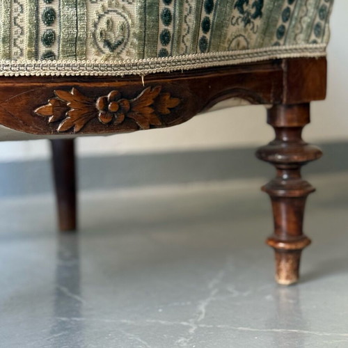 Antique armchair used