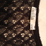 Thin knitted coat with fringes like new, size S, M, black