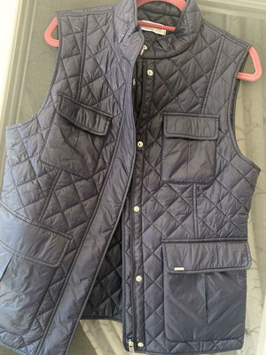 Donna sleeveless jacket dark blue like new, size XL