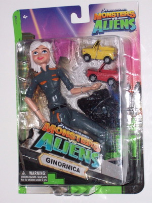 Monsters vs Aliens Ginormica φιγούρα καινούργια, σφραγισμένη 6-7 ίντσες