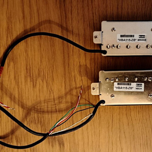Artec HBA115 Alnico 5 humbucker zebra set