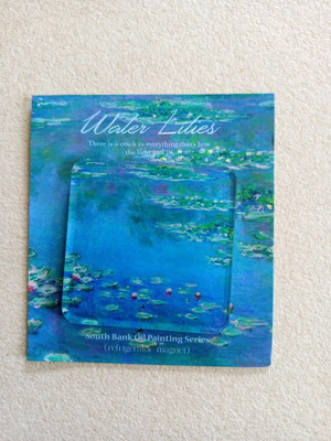 Claude Monet Waterlilies Refrigerator Magnet new 6x6cm