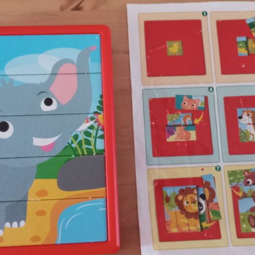 Lisciani Carotina Baby 9 Progressive Puzzles used, ages 1-4