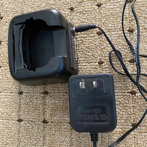 Icom BJ-200 walkie-talkie set with two charging cradles
