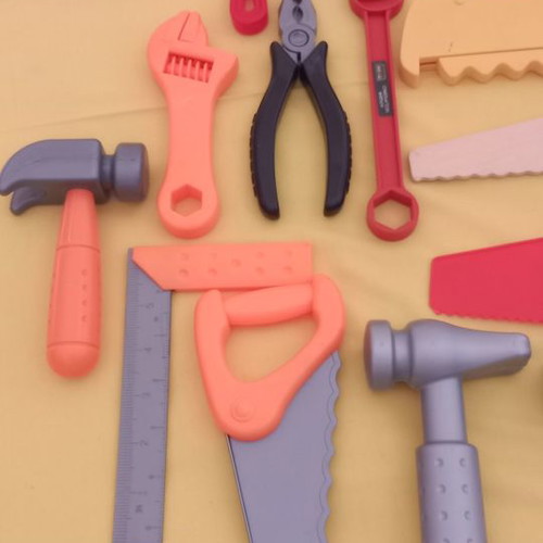 Children's tools used with electric drill, 16 pieces
