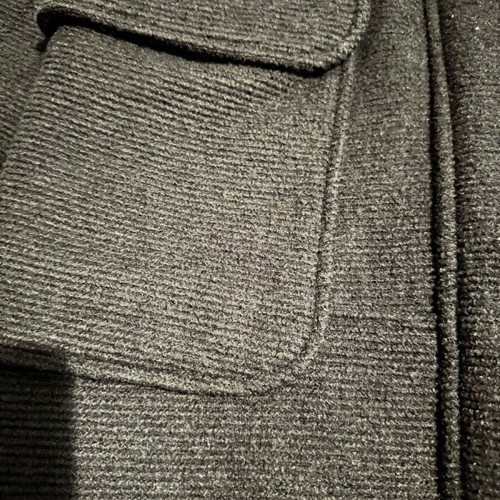 Zara blue jacket coat with boucle texture and corduroy look like new