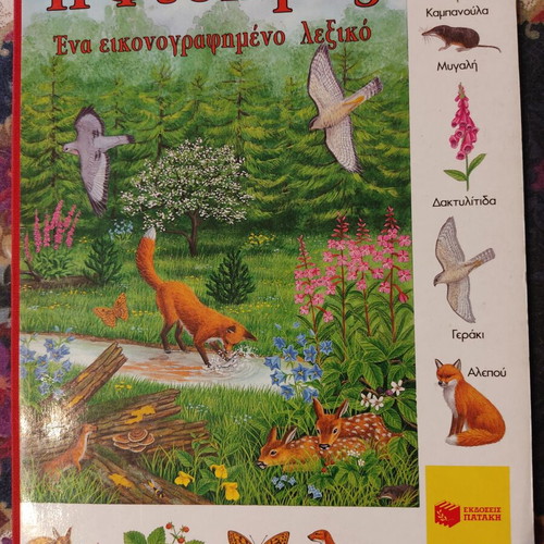 Illustrated Dictionary "Our Nature" Patakis used, hardcover children's book
