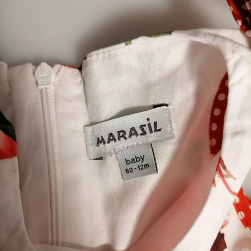 Marasil baby floral dress 80cm like new