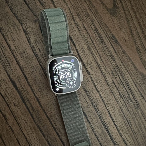 Apple Watch Ultra 1 with 4 original bands and chargers