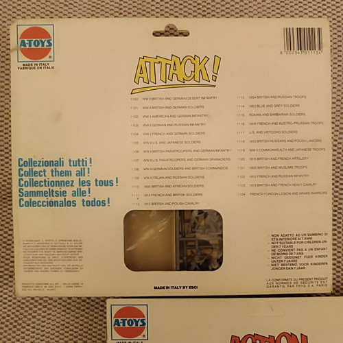 ESCI 256 Military Miniatures 1/72 Scale New in 3 Sealed Boxes