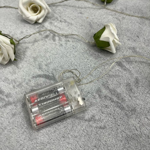 Decorative garland used, rose flowers, length 2.40 m